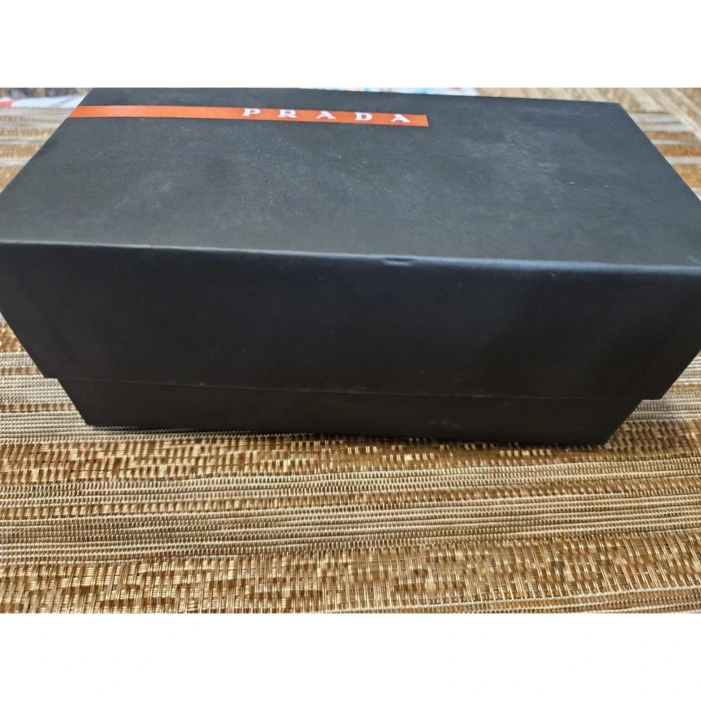 Authentic Prada Black with Red Stripe Sunglasses Box (Empty)